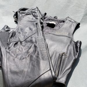Authentic Leather HD Vest & Chaps